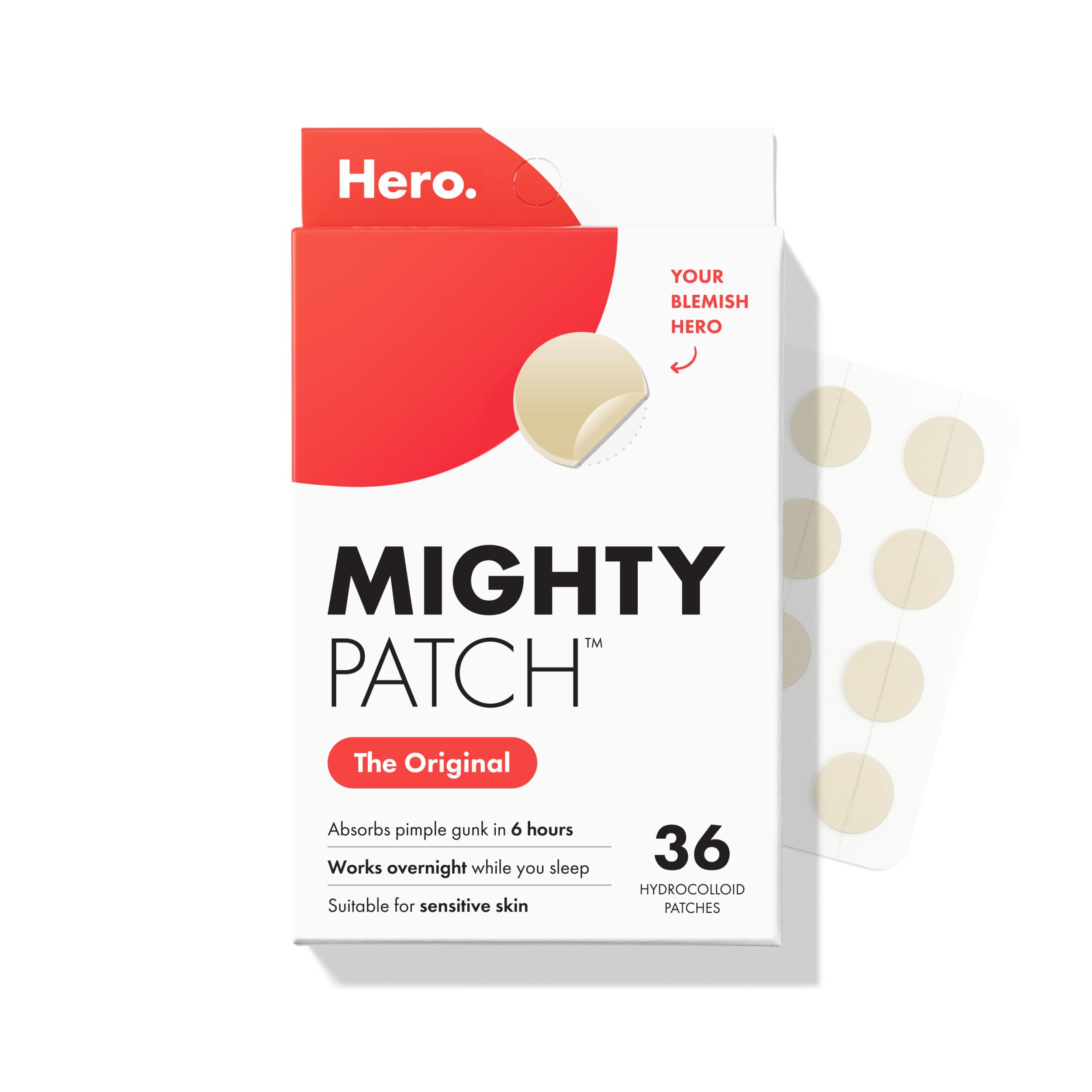 Amazon.co.jp: Hero Cosmetics The Original Hydrocolloid Patch - 36